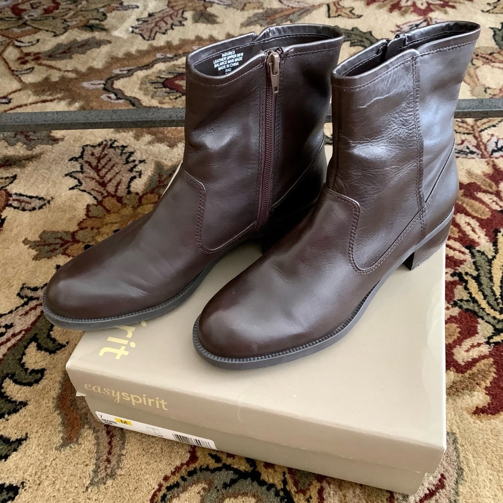 NEW Brown Leather Boot